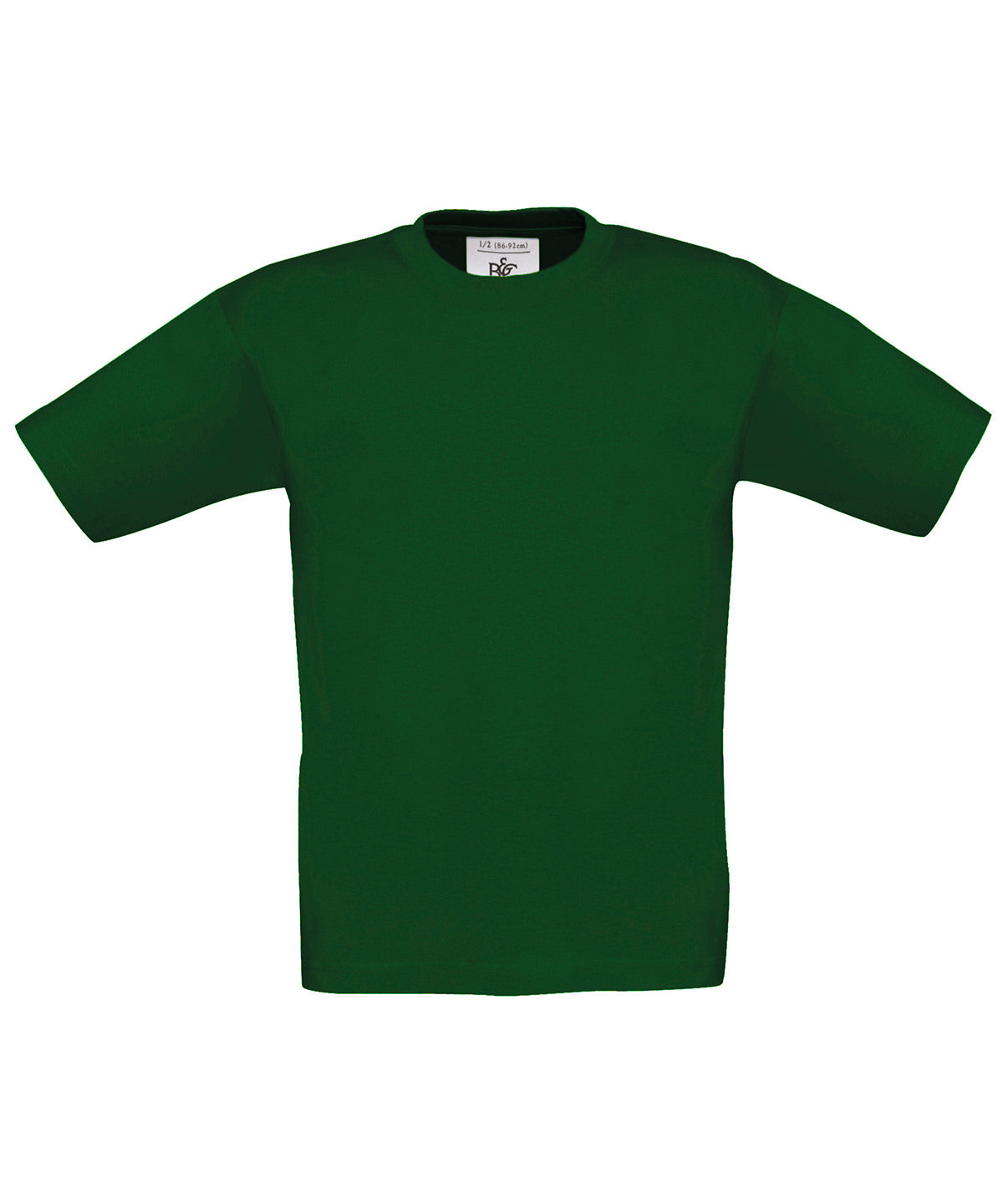 B&C Collection Exact 150 kids Bottle Green - 3/4 Years - T-Shirts