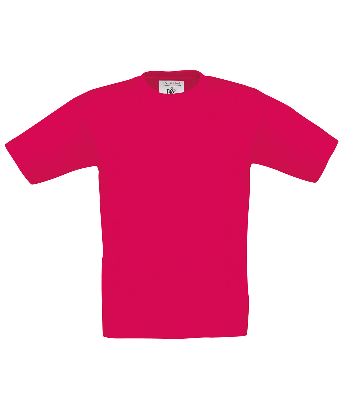B&C Collection Exact 150 kids Fuchsia - 3/4 Years - T-Shirts