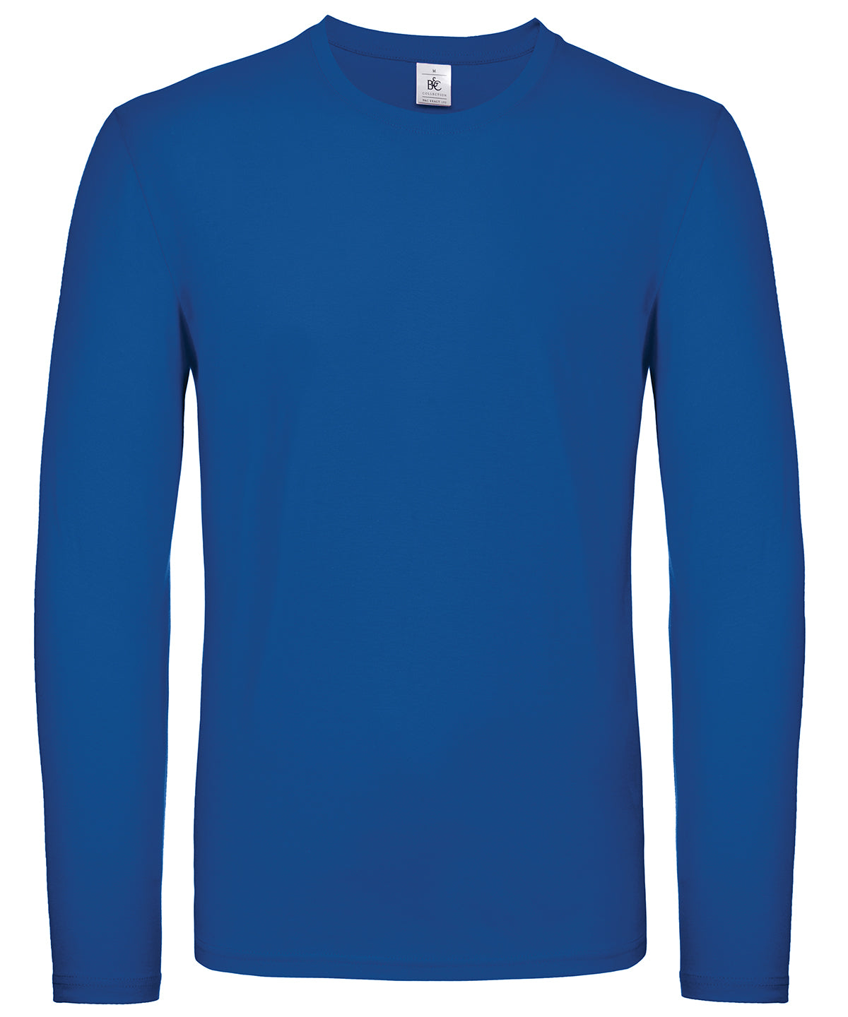 B&C Collection E150 Long Sleeve T-Shirts - Royal Blue / S / Unisex