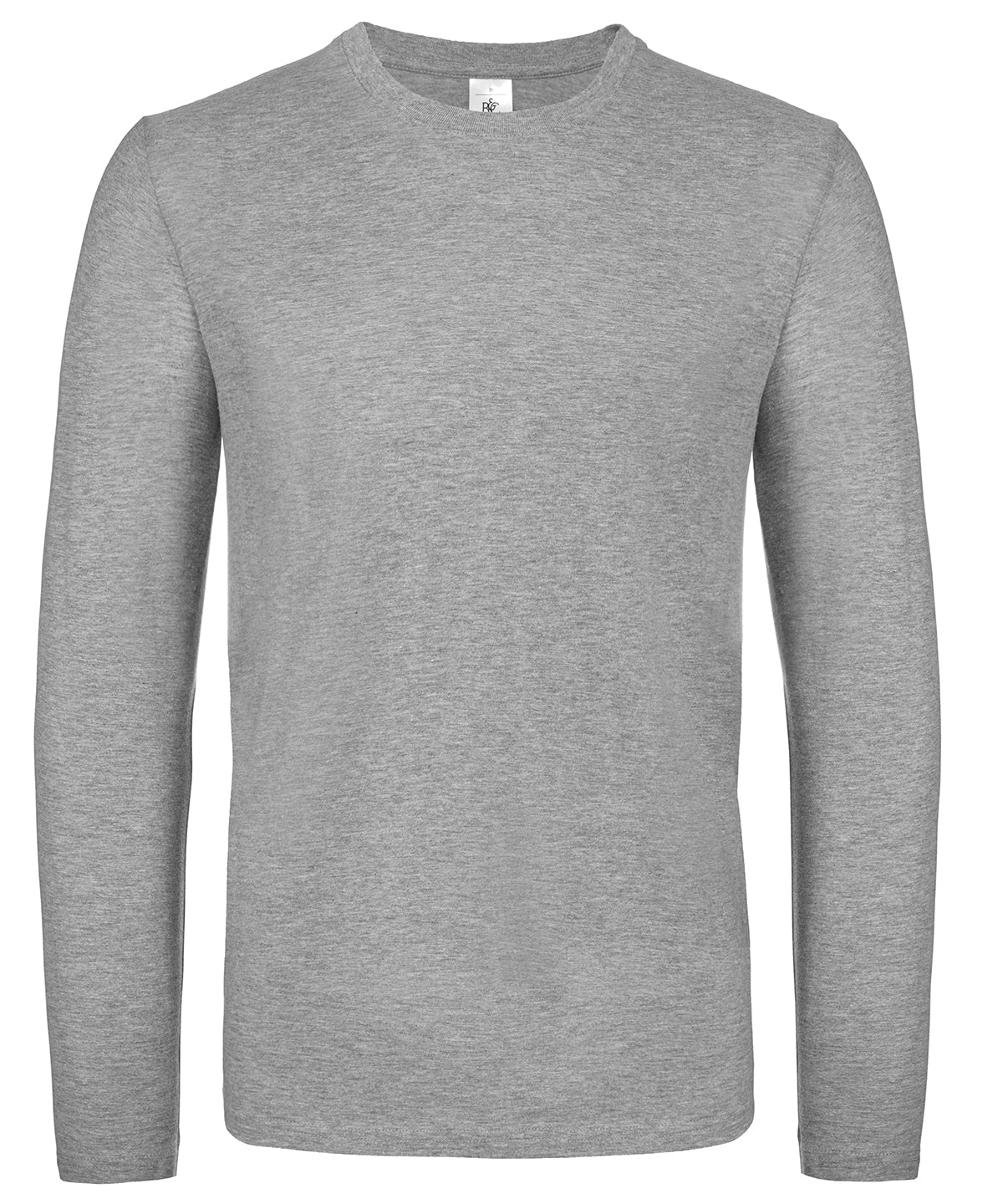 B&C Collection E150 Long Sleeve T-Shirts - Sport Grey / S / Unisex