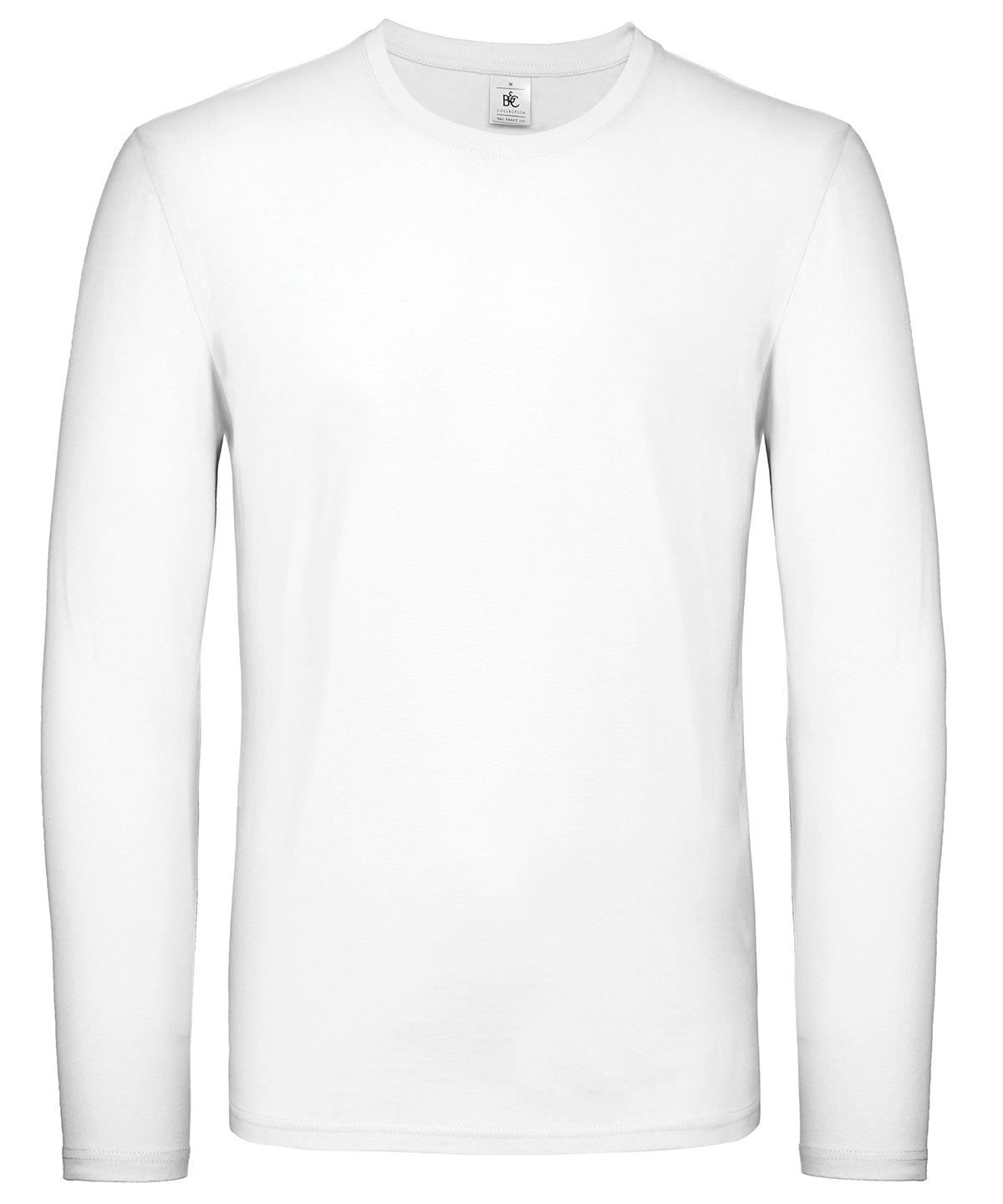 B&C Collection E150 Long Sleeve T-Shirts - White / S / Unisex