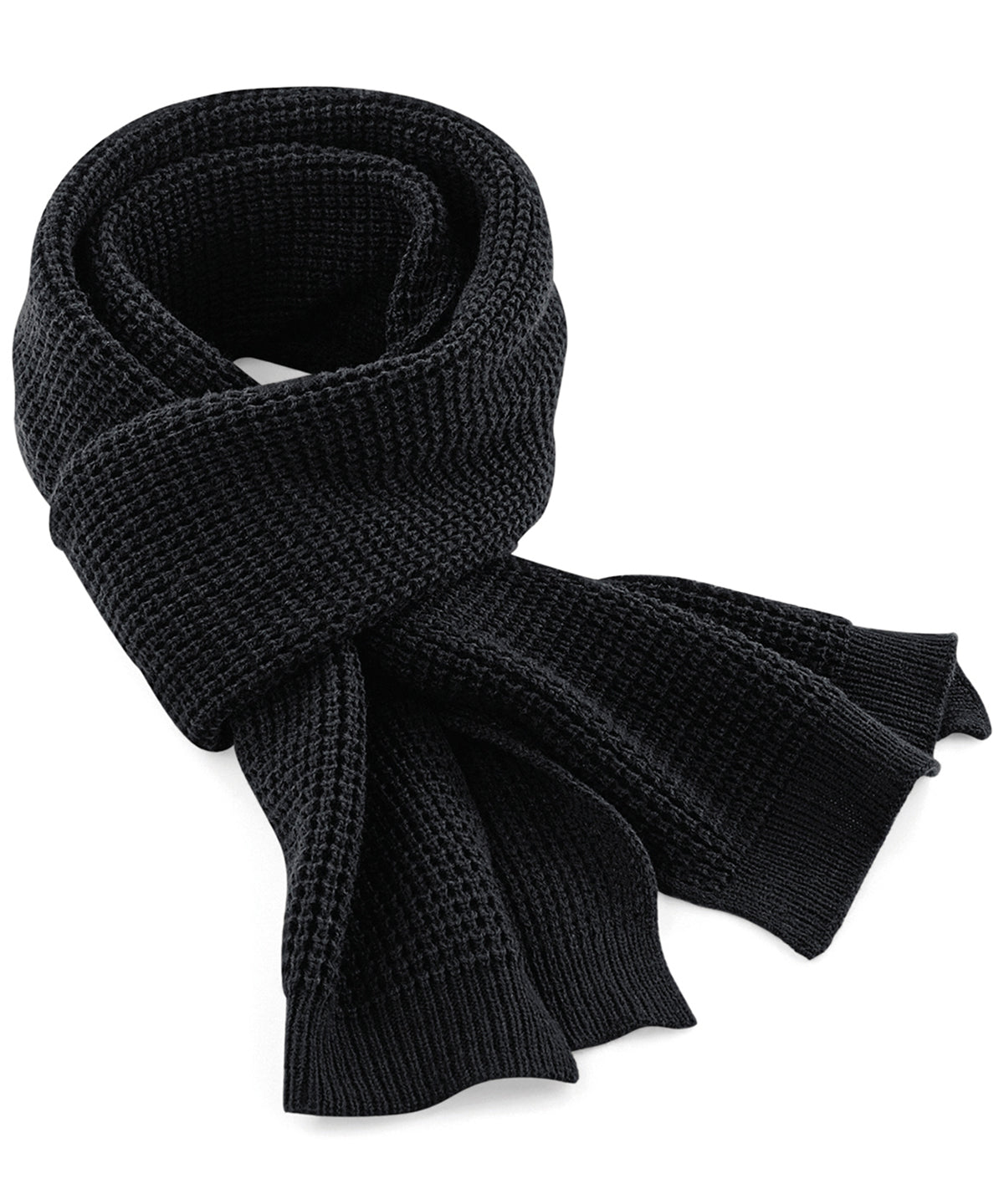 Beechfield Classic waffle knit scarf