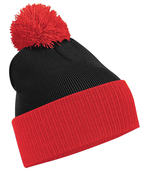 Beechfield Snowstar two-tone beanie