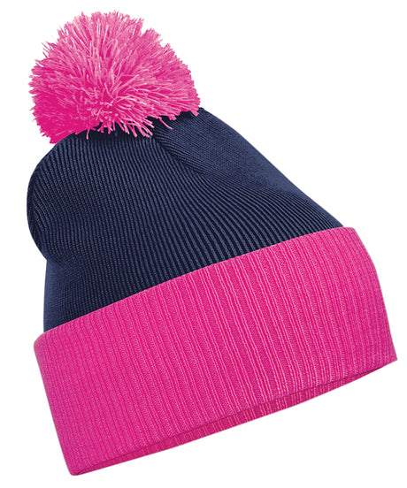 Beechfield Snowstar two-tone beanie