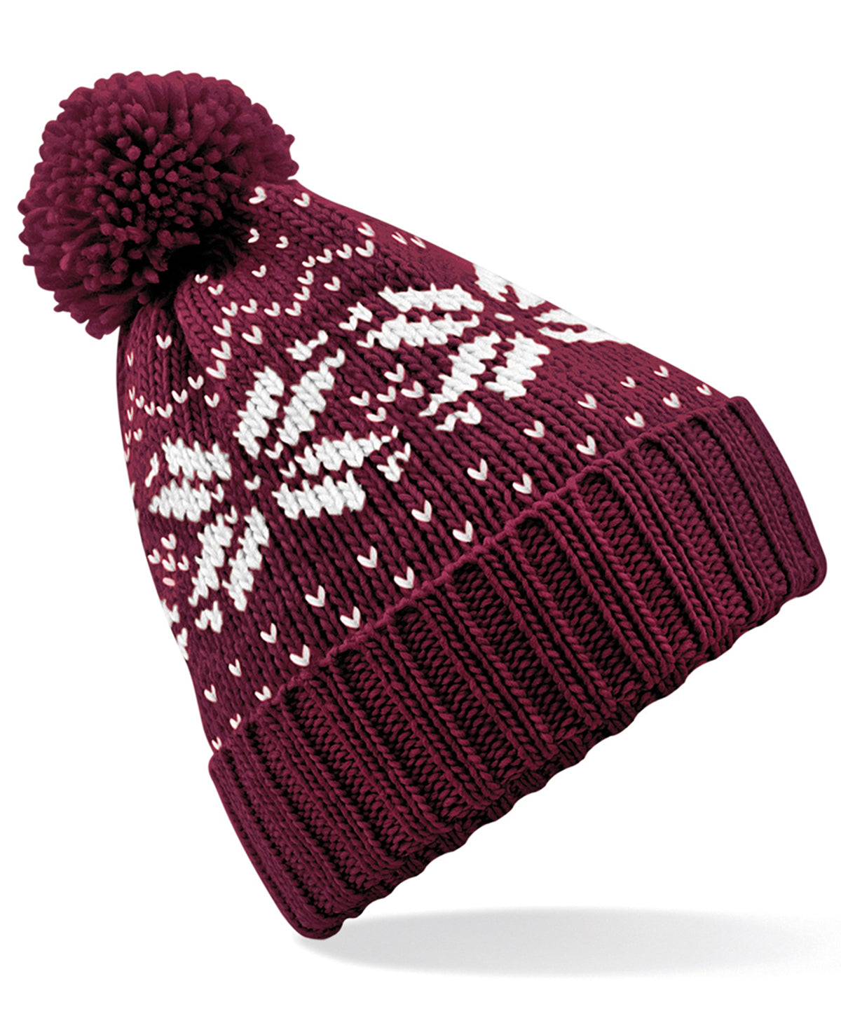Beechfield Fair Isle snowstar beanie