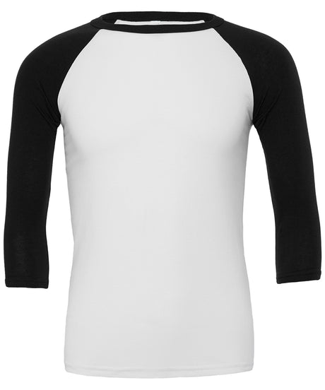 Bella Canvas Unisex triblend ¾ sleeve baseball t-shirt