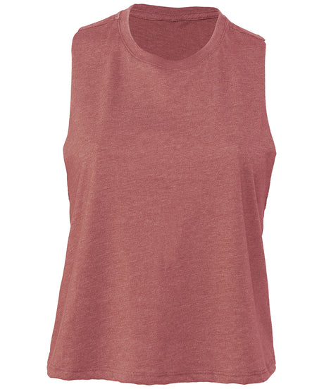 Bella Canvas Women's racerback cropped tank