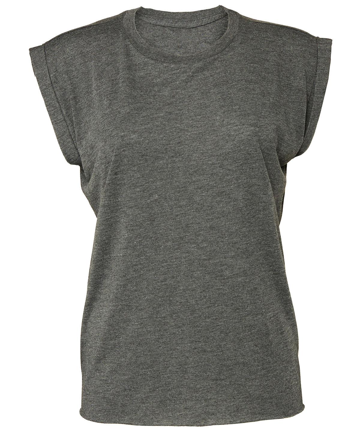 Bella Canvas Womens flowy muscle tee with rolled cuff
