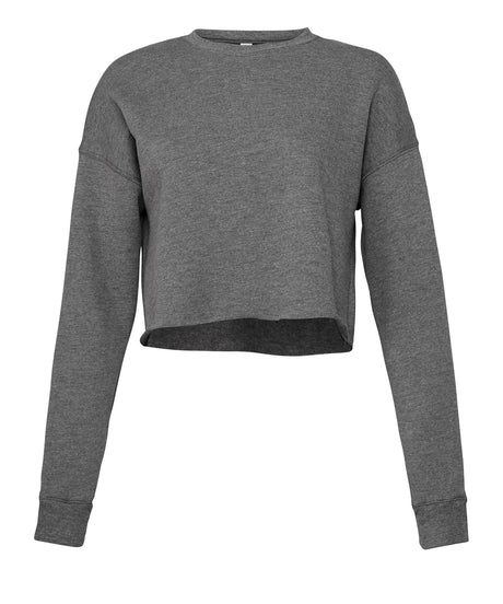 Bella Canvas Women's cropped crew fleece