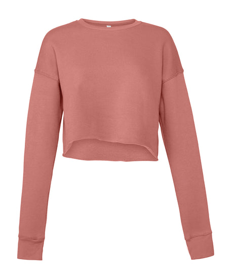Bella Canvas Women's cropped crew fleece