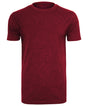Build Your Brand T-Shirt Round-Neck Burgundy