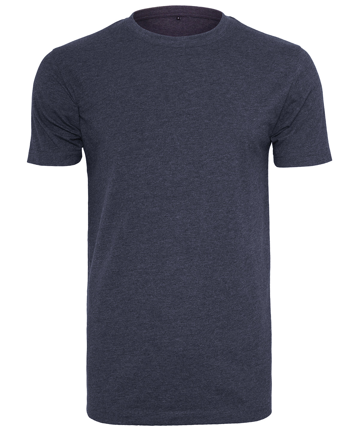 Build Your Brand T-Shirt Round-Neck Navy - S - T-Shirts