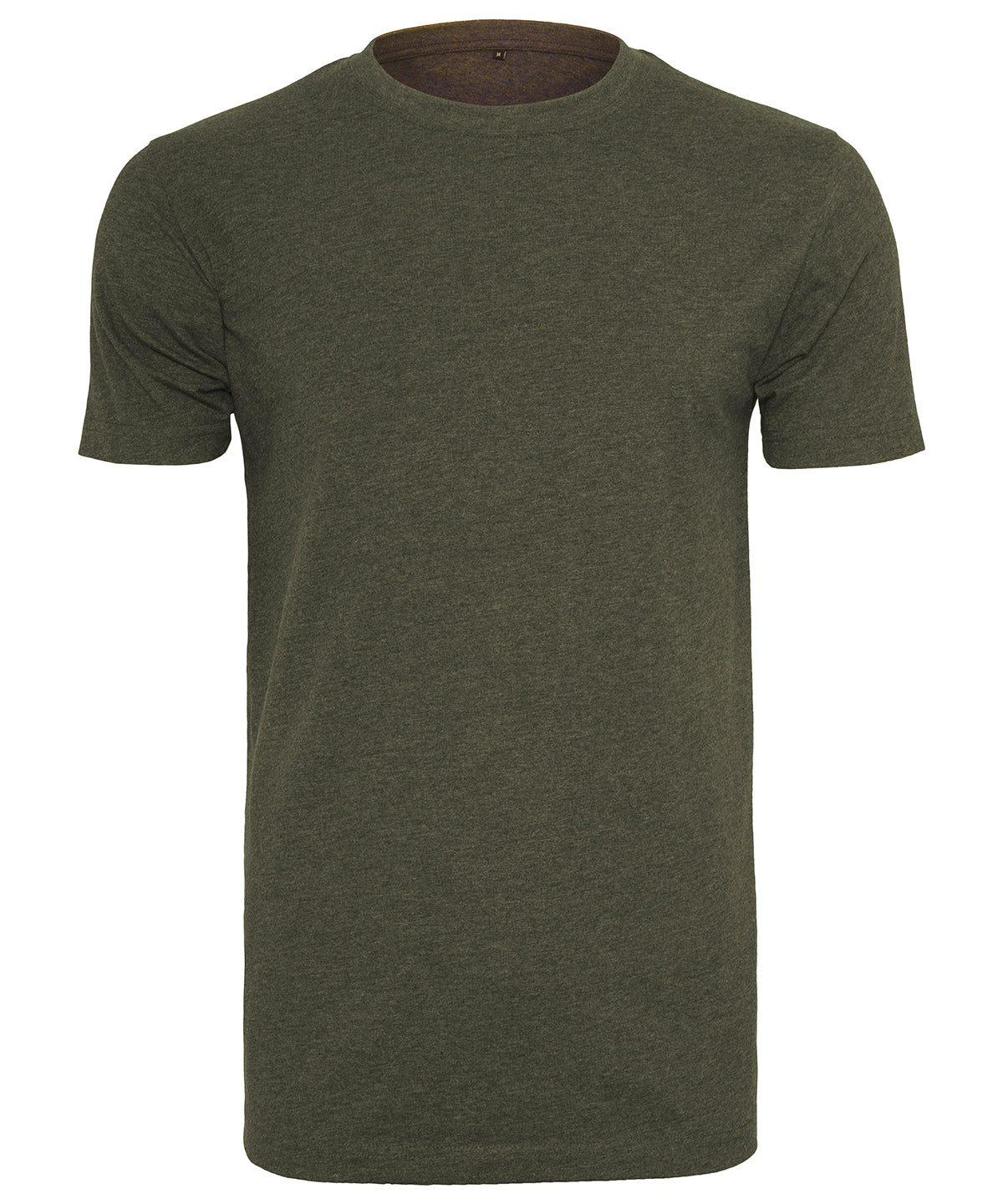 Build Your Brand T-Shirt Round-Neck Olive - S - T-Shirts