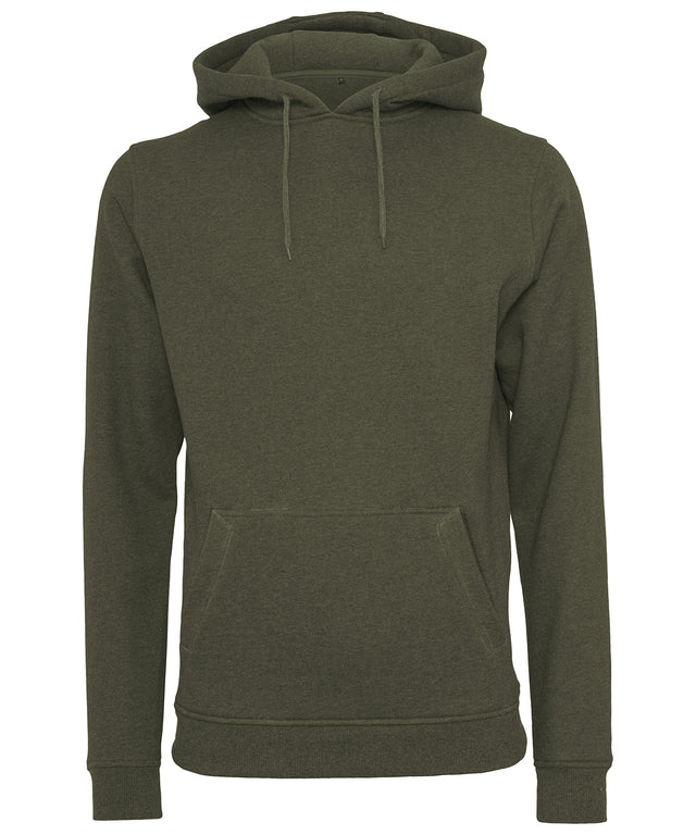 Build Your Brand Heavy Hoodie Olive