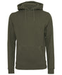 Build Your Brand Heavy Hoodie Olive