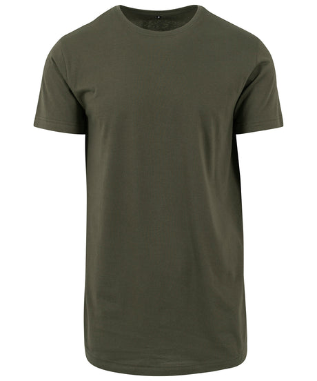 Build Your Brand Shaped Long Tee