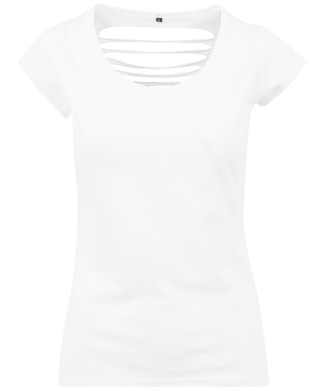 Build Your Brand Womens Back Cut Tee