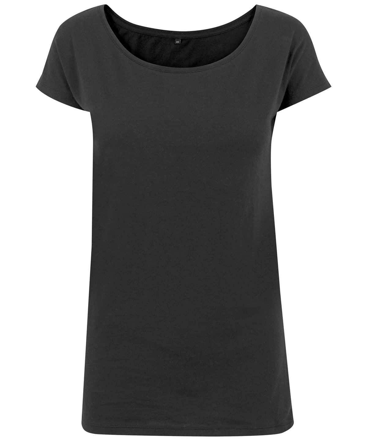 Build Your Brand Womens Wide Neck Tee