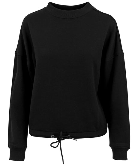 Build Your Brand Women'S Oversize Crew Neck