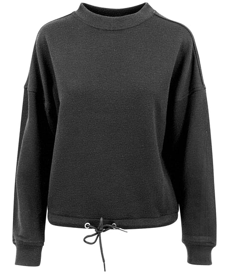 Build Your Brand Women'S Oversize Crew Neck