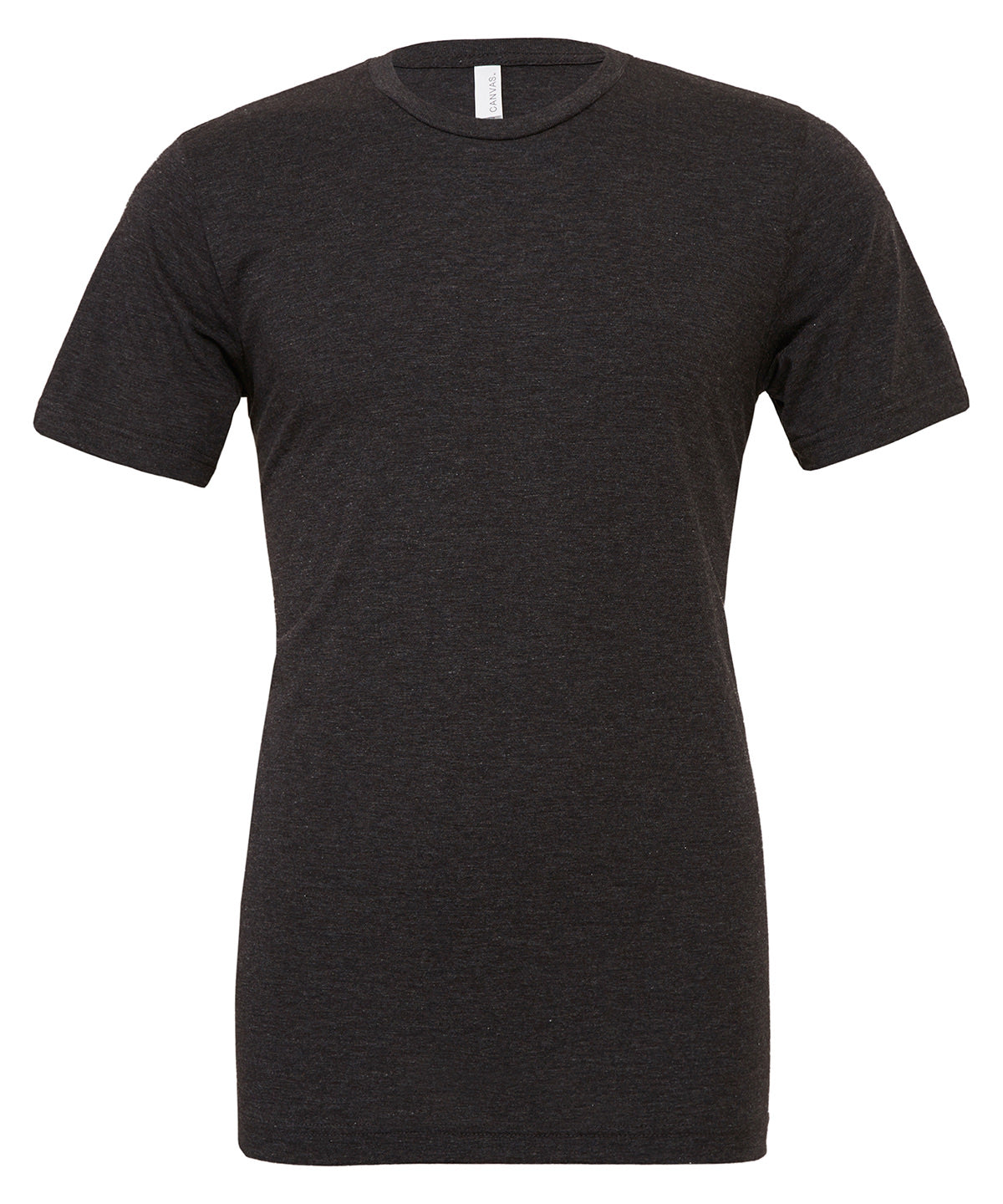 Bella Canvas Unisex triblend crew neck t-shirt Charcoal-Black Triblend