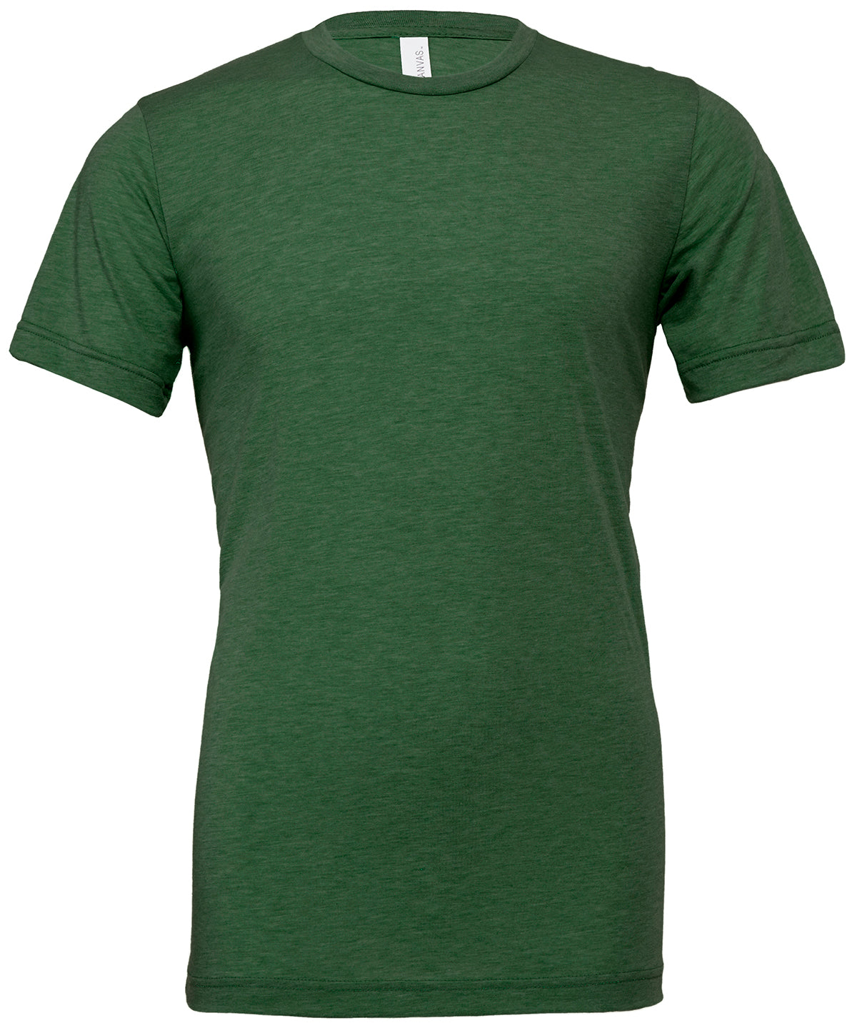 Bella Canvas Unisex triblend crew neck t-shirt Grass Green Triblend