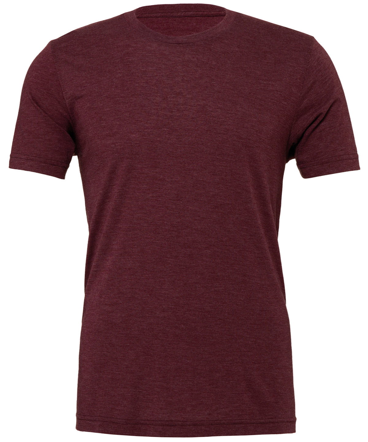 Bella Canvas Unisex Triblend Crew Neck T-shirt - Maroon / XS - T-Shirts