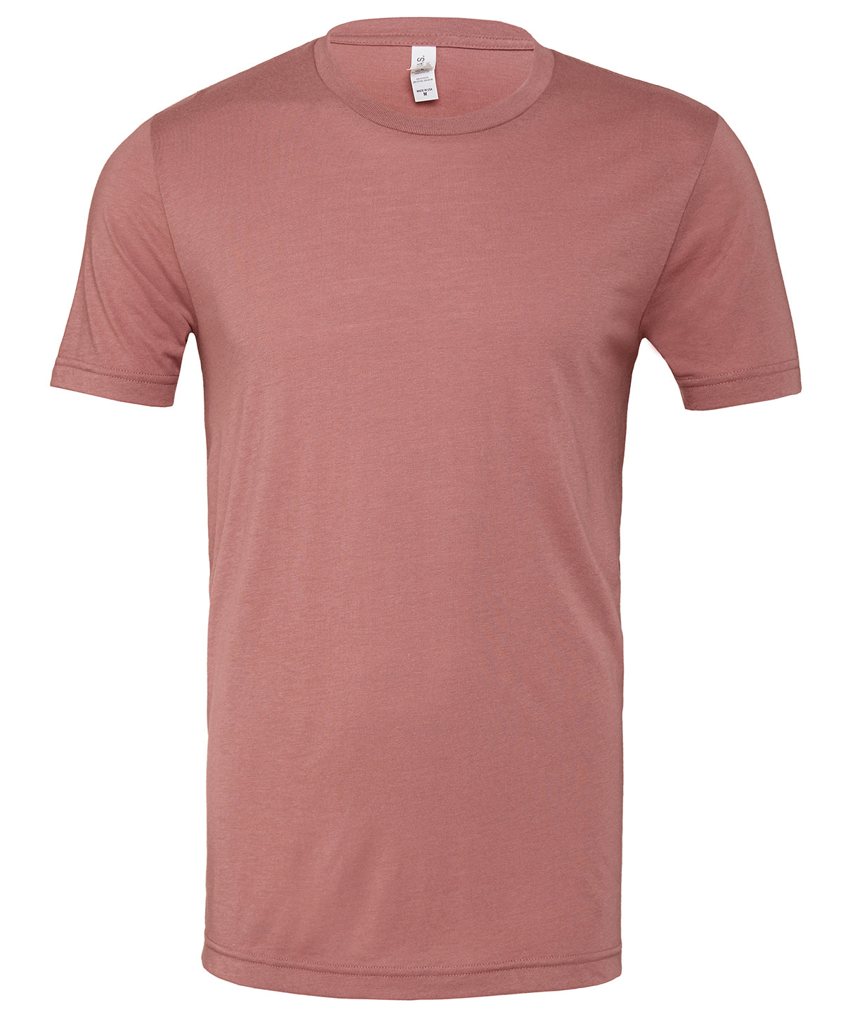 Bella Canvas Unisex triblend crew neck t-shirt Mauve Triblend