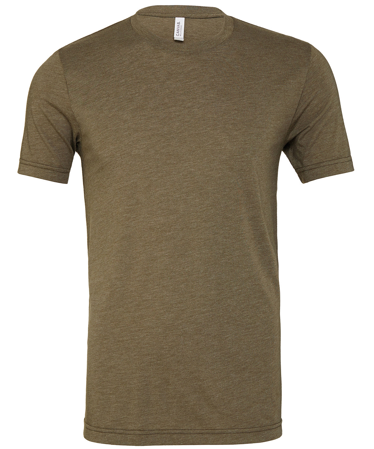 Bella Canvas Unisex triblend crew neck t-shirt Olive Triblend