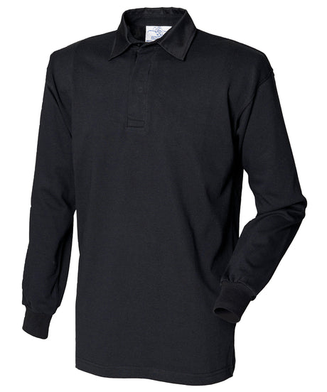 Front Row Long sleeve plain rugby shirt