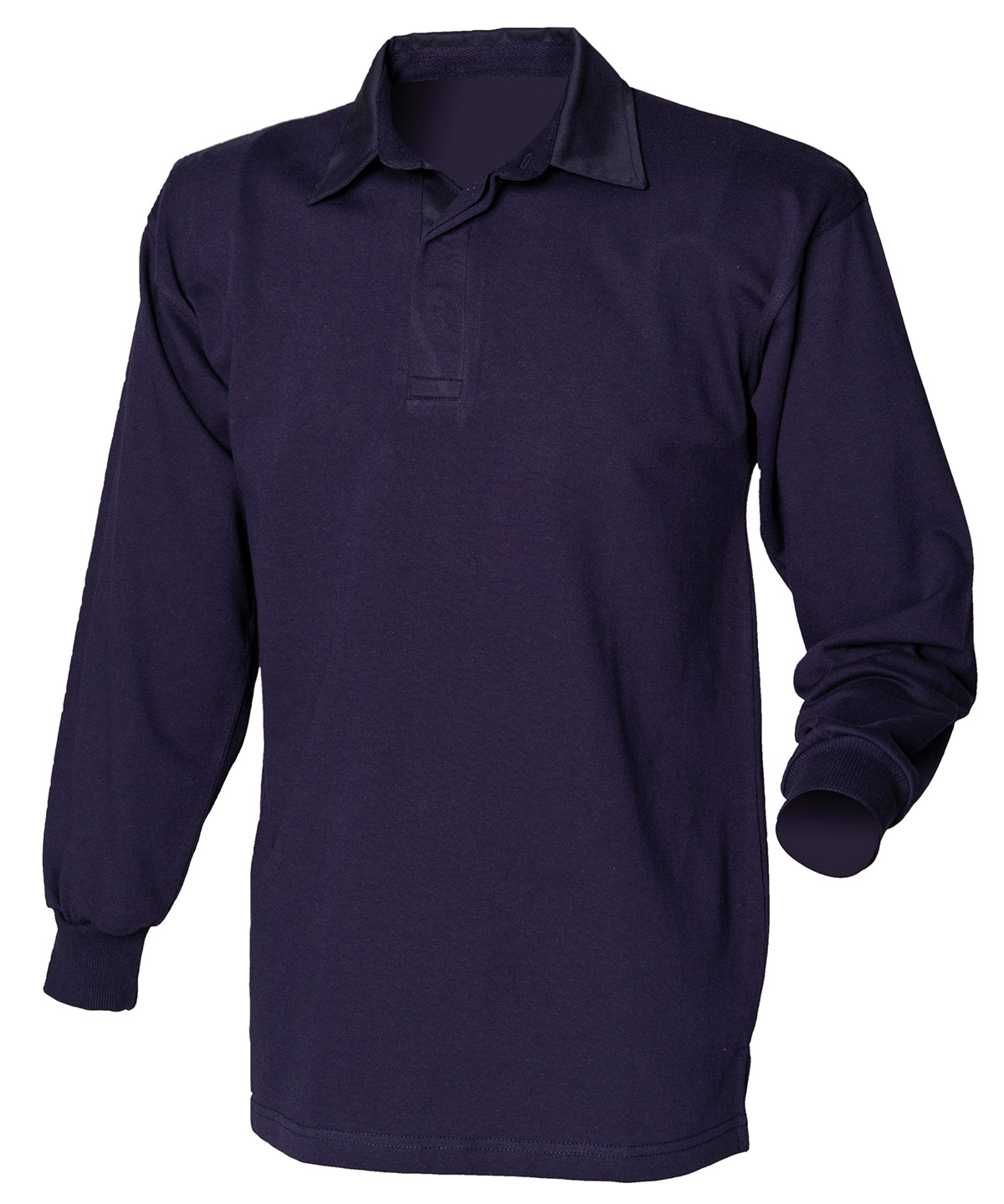 Front Row Long sleeve plain rugby shirt