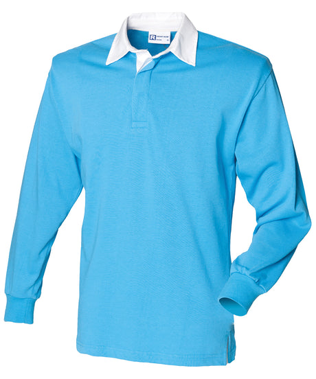 Front Row Long sleeve plain rugby shirt