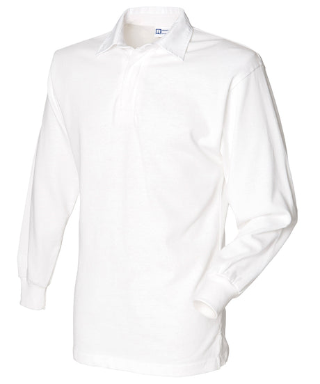 Front Row Long sleeve plain rugby shirt