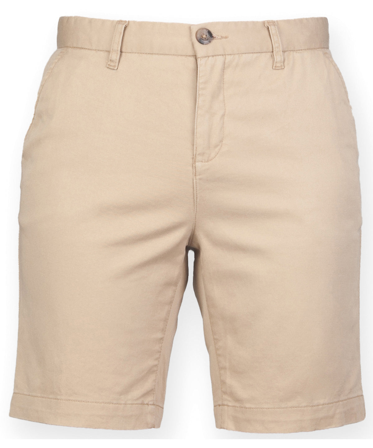 Front Row Stretch Chino Shorts - Stone / S / Male - Navy