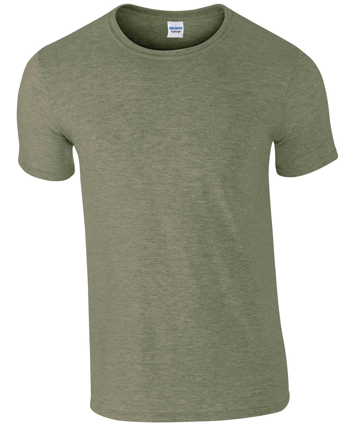 Gildan Softstyle adult ringspun t-shirt Heather Military Green - S - T-Shirts