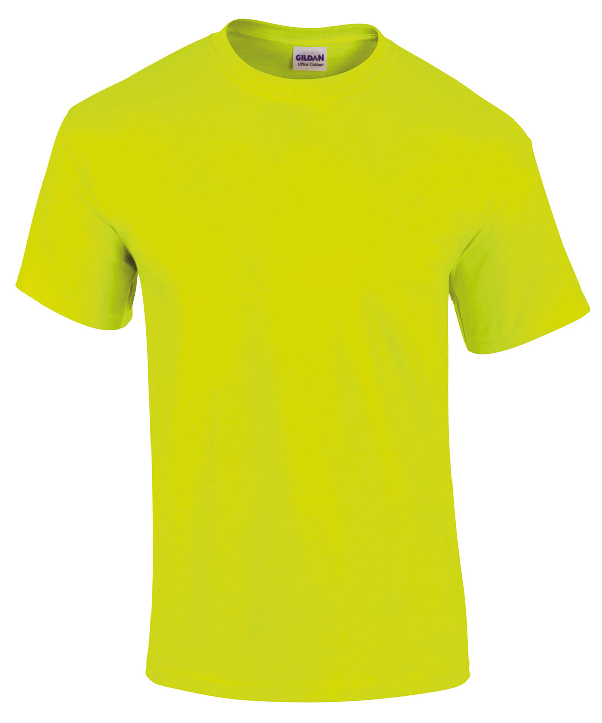 Gildan Ultra Cotton adult t-shirt Safety Green
