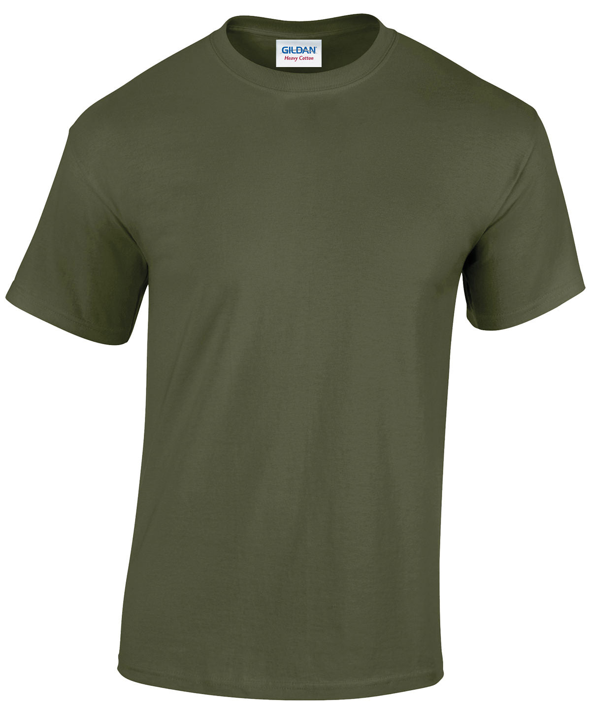 Gildan Heavy Cotton adult T-Shirt Military Green - S - T-Shirts