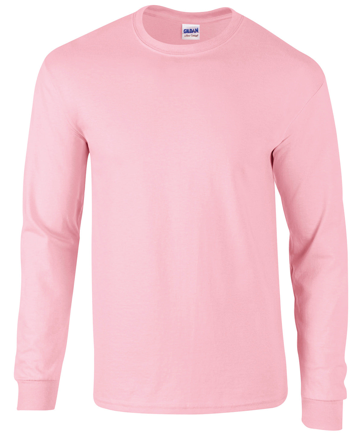 Gildan Ultra Cotton adult long sleeve t-shirt Light Pink - S - T-Shirts