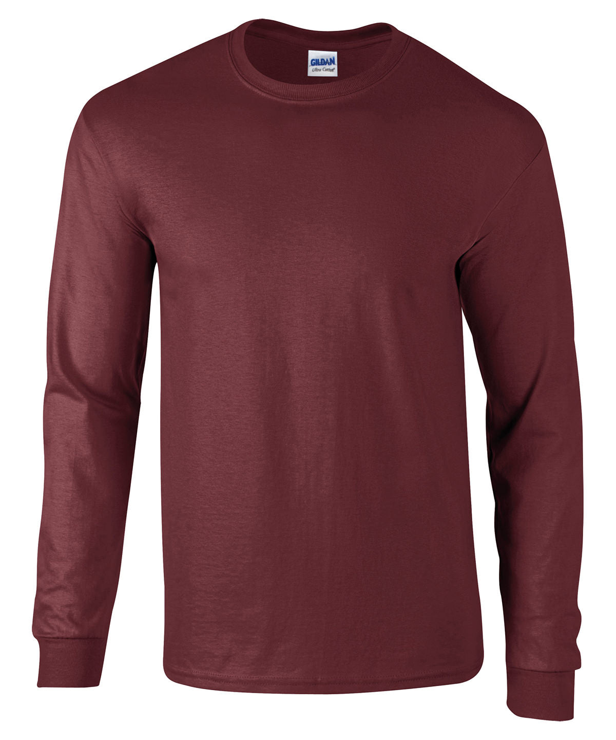 Gildan Ultra Cotton adult long sleeve t-shirt Maroon - S - T-Shirts
