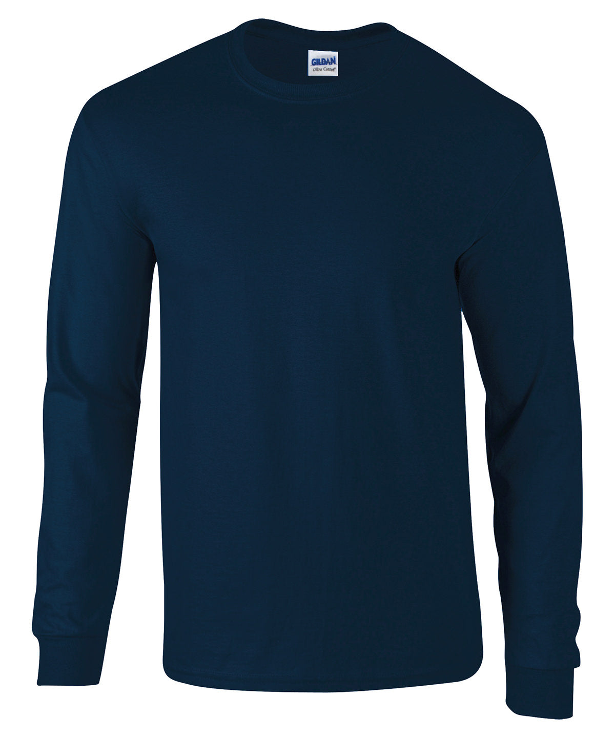 Gildan Ultra Cotton adult long sleeve t-shirt Navy - S - T-Shirts