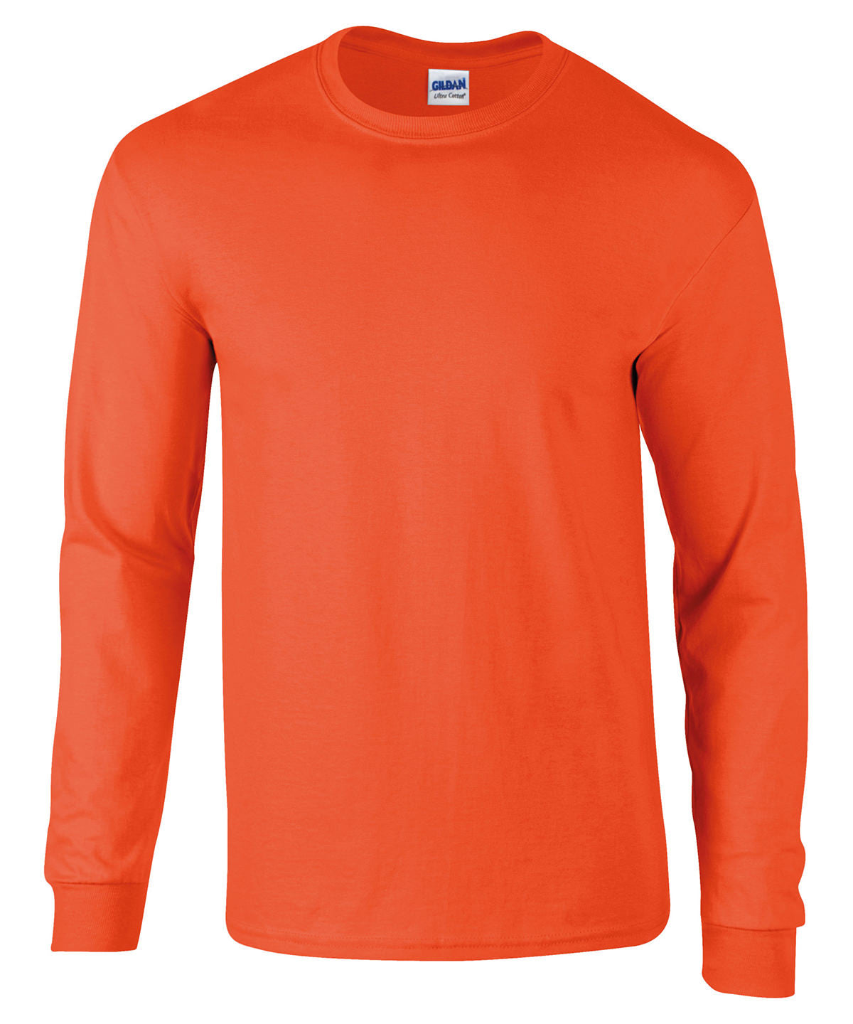 Gildan Ultra Cotton adult long sleeve t-shirt Orange - S - T-Shirts