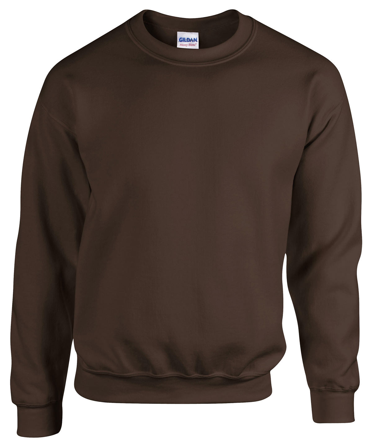 Gildan Heavy Blend Adult crew neck sweatshirt Dark Chocolate