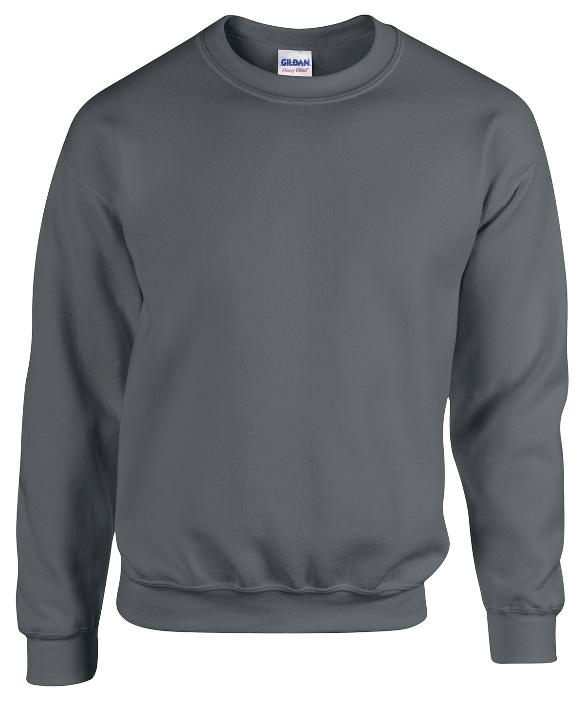 Gildan Heavy Blend Adult Crew Neck Sweatshirt - Dark Heather / S - Sweatshirts
