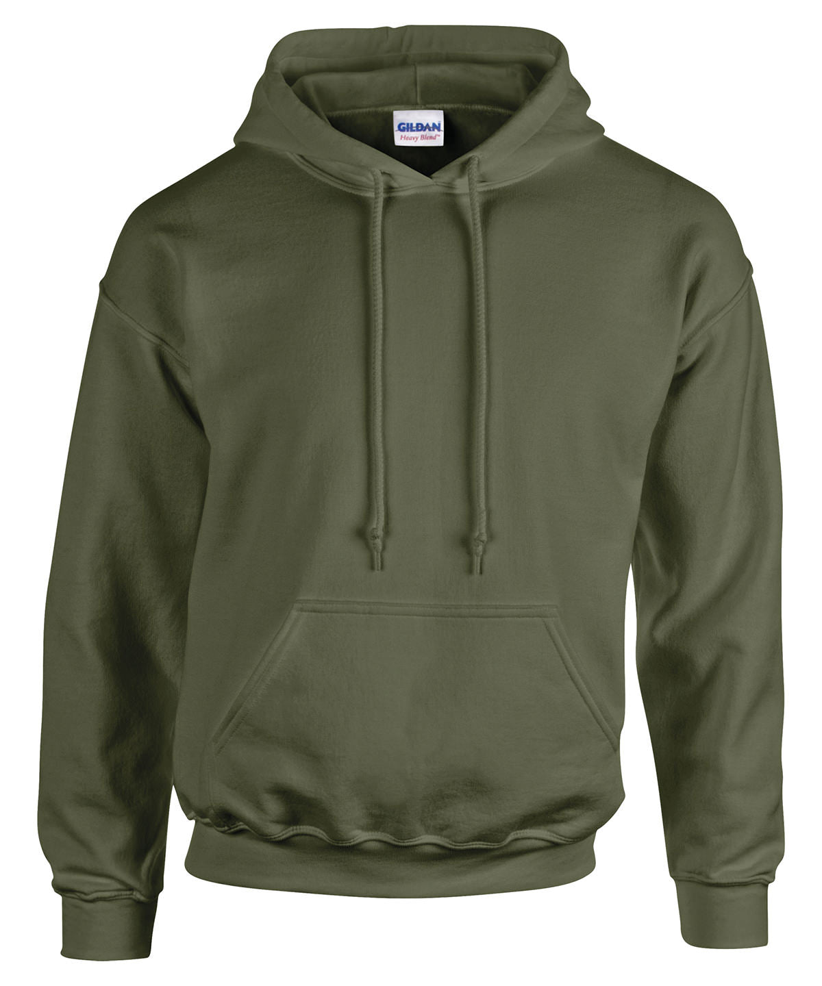 Gildan Heavy Blend Hooded Sweatshirt - Military Green / S - Hoodies
