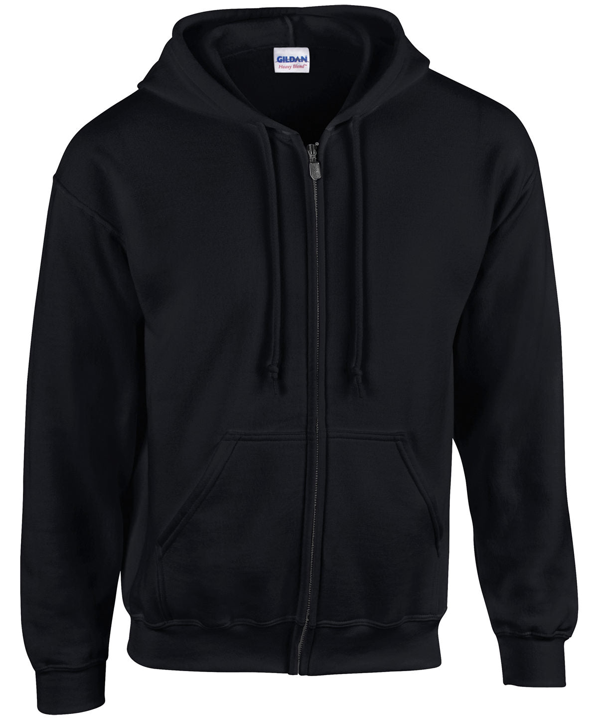 Gildan Heavy Blend full zip hooded sweatshirt Black - S - Hoodies