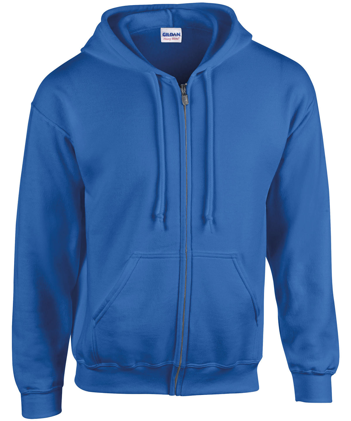 Gildan Heavy Blend full zip hooded sweatshirt Royal - S - Hoodies