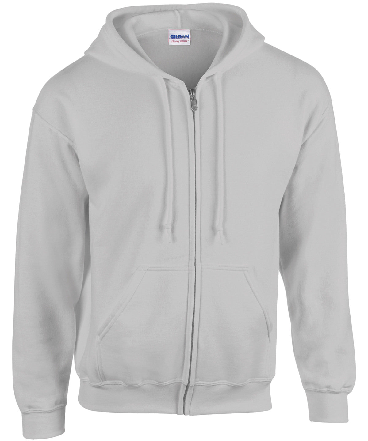 Gildan Heavy Blend full zip hooded sweatshirt Sport Grey - S - Hoodies