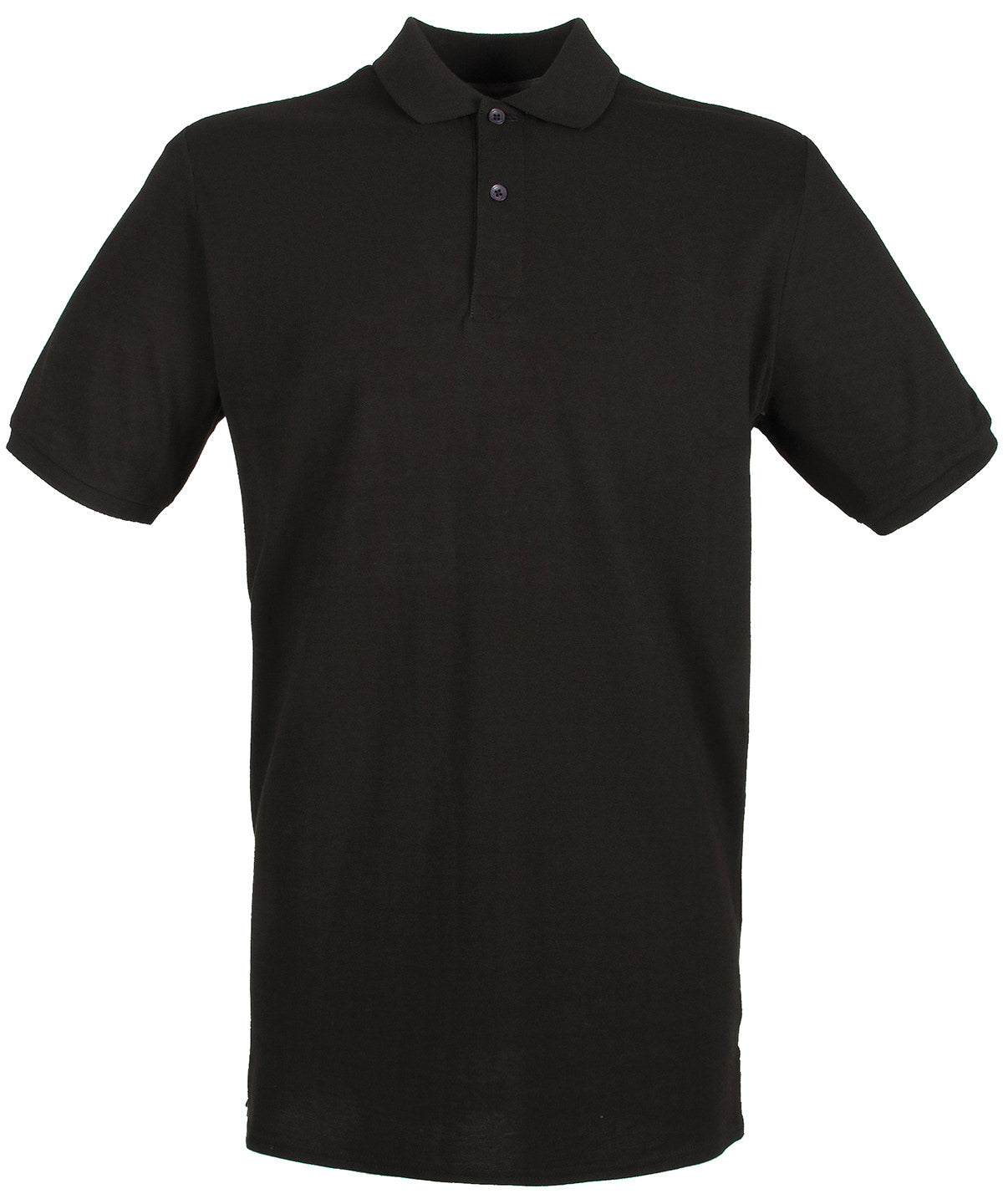 Henbury Micro-fine piqué polo shirt Black - XS - Polo Shirts