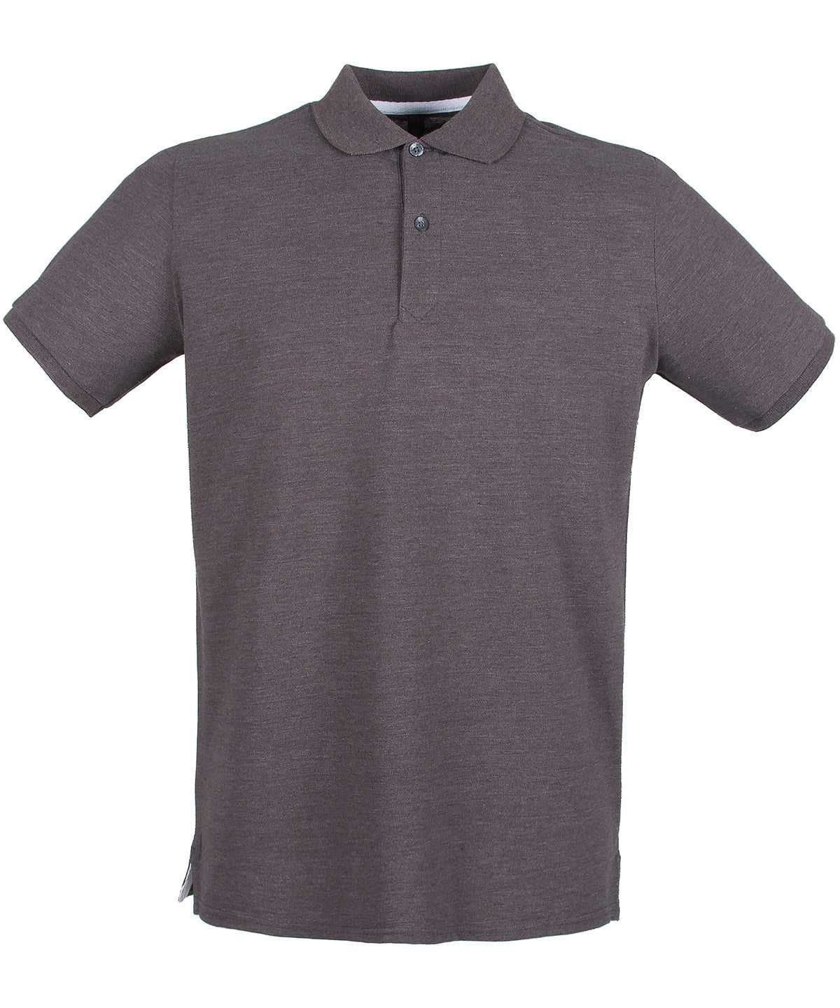 Henbury Micro-fine piqué polo shirt Charcoal - S - Polo Shirts