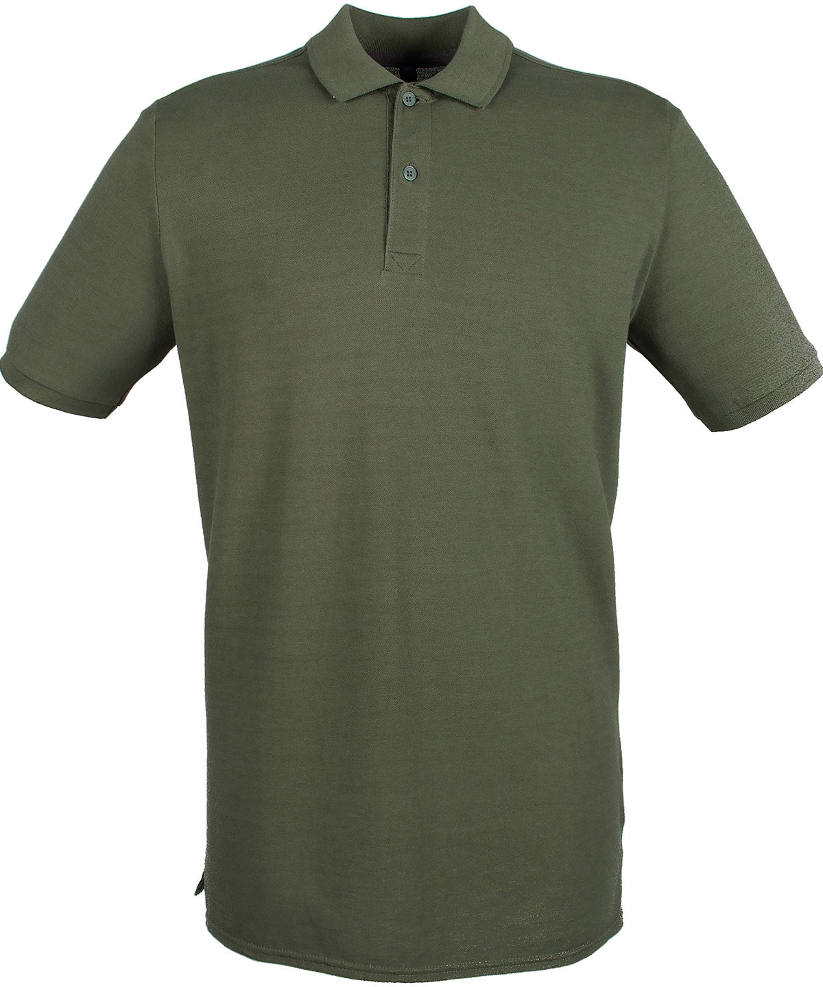 Henbury Micro-fine piqué polo shirt Olive